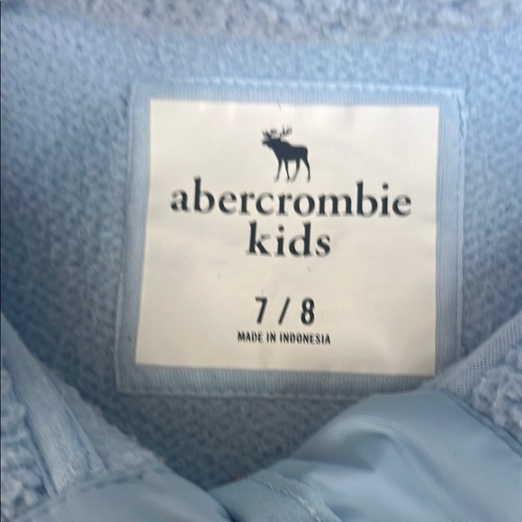 Abercrombie Kids Sky Blue Fleece Coat - Picture 3 of 5